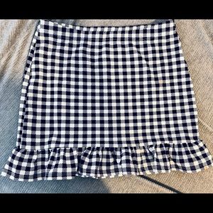 Super cute gingham styled summer skirt